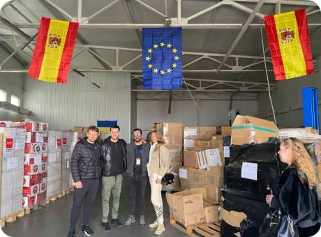 We continue to receive and provide humanitarian assistance